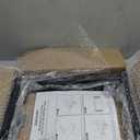 Universal Microwave Trim Kit - Black metal Microwave Filler Kit Fits Most Built In Microwaves- Fills Over the Range Microwave Oven Cabinet Gap - 15.75D x 10.75H x 2.95W