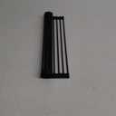 MERRYBOX Roll Up Dish Drying Rack Silicone Wrapped Over The Sink Dish Drying Rack Multipurpose Foldable Sink Drying Mat Anti-Slip & Anti-Rust Dish Rack for Kitchen, 17.5" x 13", Black