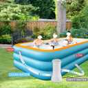 1000 Gallon Above Ground Pools Filter Pump, Water Circulation and Piscina Cartridge Filtration System - Improve Water Cleanliness and Clarity