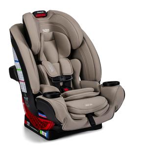 Britax One4Life All in One Convertible Car Seat, 3 in 1 Car Seat & Booster Seat with Easy ClickTight Installation, Extended Rear Facing Capacity, and Breathable SafeWash Fabrics Teak, EXP: 19/08/2035