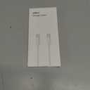 USB C to USB C Cable for iPhone 17 16 15, 60W Type-C Charger Fast Charging Cord for iPad Pro Max Plus Mini Air, 2-Pack Long Braided Phone Charge for MacBook Samsung Galaxy S25 S24 S23 White 6+10Ft