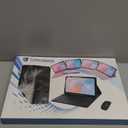 for iPad 9th / 8th / 7th Generation 10.2 inch & iPad Air 3rd Gen & iPad Pro 10.5 inch Case with Keyboard 7 Color Backlit - Built in Pencil Holder with Mouse (Black)