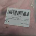 OYOANGLE Women's Floral Embroidery Mesh Puff Long Sleeve Tee Slim Fitted Knit Casual Blouses Tops (Pink, M)