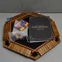 1-6 Players Shut The Box Dice Game, Wooden Board Table Math Game for Kids Adult with 24 Dice, Close The Box Game for Family, Party, Christmas, Birthday