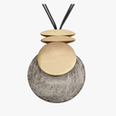 GelConnie Leather Necklace for Women Large Pendant Long Brown Necklace Circle Leather Choker Vintage Sweater Necklace Gold Chunky Boho Necklaces for Women