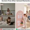 Large Magnetic Wall Decal: Less Screen-Free Play Meets Learning