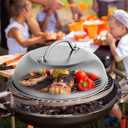 9" Wide Smashed Burger Griddle Accessory Dome for Blackstone Melting & Basting Cover for Griddle, Commercial Grade Stainless Steel Steaming Dome - Perfect for Flat Top Grills & Outdoor Cooking