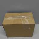 2 Pack Brushed Nickel Door Knobs with Square Rosette,Pismo Door Knob with Lock,Privacy Door Handles Interior for Bath & Bed