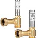 (2 Pack) Lidertik Water Hammer Arrestor Washing Machine 3/4 Absorb Shock and Reduce Noise Laundry Washer Knock Valve Garden Hose Air Inline Sink LI-Dishwasher LI-Y241-11-11-A(2 PACK)