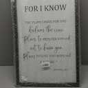 FZMHASLWW Bible Verse Scripture Wall Decor Art 24"16" Inspirational Quotes Set of 3 Christian Sign Wood Framed Wall Hanging Black