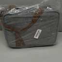 Maelstrom 23L Insulated Lunch Box For Men Women,Expandable Double Deck Lunch Cooler Bag,Lightweight Leakproof Tote Bag With Side Tissue Pocket,Gray (B. 23L Gray)