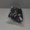 Frienda 4 Pcs Black Valance Curtains Blackout Fabric for Windows Basement Curtains Valance Rod Pocket Tier Window Valances for Bedroom Kitchen Living Room Privacy, 52 x 18 Inch