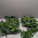 Ling's moment 6Pack 2ft Artificial Flowers Garland Green & Sage Lantern Flower Centerpieces Wedding Aisle Decor Chair Flowers Arch Floral for Signs Table Wall Cake Decoration（not Including Lanterns）
