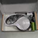 Heavy Duty Retractable Dog Leash for Large Dogs, 26ft Dog Leash with Poop Bag Holder, Up to 110lbs, chew Proof Cable, LED Light, 360 No-Tangle, One-Handed Pause & Locked. (White, M 16ft)