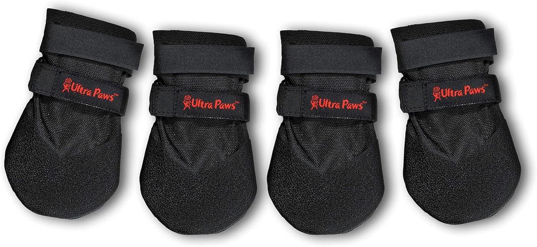Durable Dog Paw Protector|Dog Boots|Dog Shoes|Black Light Duty Heat, Water Resistant Dog Booties for hot Pavement for XL Dogs (Size 11) (Size 11 (XL))