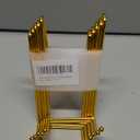 IBosins 5 Pack 6 Inch Plate Holder Display Stands, Metal Gold Frame Stand for Picture, Book, Photo Easel, Creation, Collectibles