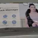 AMZPONY Cordless Neck Massager for Pain Relief Deep Tissue, Rechargeable Shiatsu Neck and Back Massager with Heat Kneading Shoulder Massage for Body Muscle Pain Relief,Gifts for Dad Mom Friends (Black)