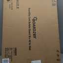 Board2by Cork Board Bulletin Board 36 x 48, Foldable Notice Pin Board for Wall, Black Aluminum Framed 4x3 Corkboard, Large Wall Mounted Office Board with 36 Push Pins for School & Home