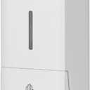 AIKE Wall Mount Liquid Soap Dispenser for Commercial Bathroom 27oz Large Capacity Manual Push Pump Original White