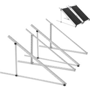 45 Inch 2 Sets Solar Panel Mounting Brackets Kit 0-90 Adjustable Solar Panel Tilt Mount Brackets for 100-400W Panels Windproof for Roof,RV,Ground,Boat and Off-Grid. (2Sets)
