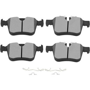 SCITOO D1821 Ceramic Brake Pads Sets Rear w/Hardware Replacement For Jaguar 2016 2017 2018 2019 2020 2021 2022,For Land Rover 2015 2016 2017 2018 2019 2020 2021 2022,For Volvo 2016-2023
