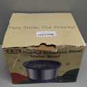 3.5L Heated Water Bowl, Stainless Steel Heated Dog Bowl with Digital Display and Adjustable Temperature, Heated Outdoor Pet Water Bowl Provides Warm Water for Dogs (Black)