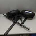 Trailer Dolly, 600LBS Capacity, 1-7/8 Hitch Ball with 12 Tires, Trailer Mover Dolly for Moving, Black Powder Coated Steel