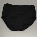 QOVOQ Women's High Waist Cotton Underwear Stretch Briefs Soft Comfy Ladies Panties MultiPack (X-Large, Black)