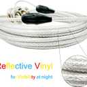 Petest 40ft Reflective Tie-Out Cable for Heavy Dogs Up to 125 Pounds