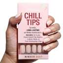 Chillhouse - Chill Tips, Press on Nails Kit - Window Seat (Square) - 30 Nail Shapes & Sizes - Up to 2 Weeks of Wear - Customizable Fit - Reusable - Latina Founded & Women Owned - Beauty & Self Care