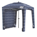 Qipi Beach Cabana - Easy to Set Up Canopy, Waterproof, Portable 6' x 6' Beach Shelter, Included Side Wall, Shade with UPF 50+ UV Protection, Ultimate Sun Umbrella - for Kids, Family & Friends