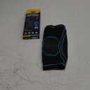 Dr. Scholl's Compression Knee Sleeve with Massaging Gel, Breathable Fabric, Shock-Absorbing Knee Compression Sleeve, Built-in Gel Padding & Support (Size S/M)