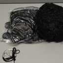 4 PCS Hippie Costume for Mens 60s 70s T-Shirt Afro Wig Accessories Set for Party Cosplay (X-Large, Orange)