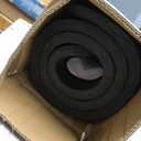 CAP 1" Extra Thick Yoga Mat, Exercise & Workout Mat with Strap, Black