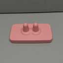 Danason - Self Manual Neck Massager, Suboccipital & Occipital Release Tool, Cervical Trigger Point Device for Neck and Lower Back Pain Relief, Deep Tissue Muscle Release Massage Tool (Pink)