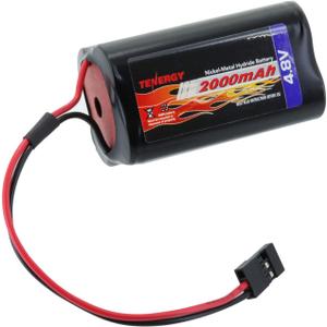 Tenergy 4.8V 2000mAh Capacity NiMH Battery Pack with Hitec Connectors, Futaba, Square Rechargeable Battery for RC Receivers, Airplanes, and More Tenergy 4.8V 2000mAh Capacity NiMH Battery Pack with Hitec Connectors, Futaba, Square Rechargeable Battery for RC Receivers, Airplanes, and More