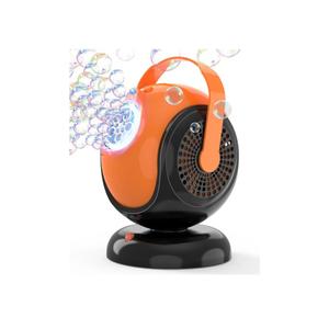 Halloween Bubble Machine, Bubbles Blower for Kids, Toddlers - 360° Rotation, 75° Adjustment, with LED Light - Bubble Toys Gifts for Boys, Girls, Outdoor, Birthday, Party