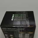 4 Pack LED Wall Plug-in Night Light with Dusk to Dawn Sensor, 5000K Daylight White, Dimmable 0-300LM, Adjustable Rotating Lamp for Bedroom, Bathroom, Kitchen, Hallway (Auto On/Off, Wall Outlet)