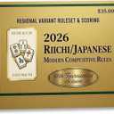 Comeonfull Mahjong Cards 2026 Official Revision - Large Print American Mah Jongg Hands & Rules Reference Cards 4 Pack Waterproof Easy to Read
