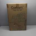 24 Inch Medium Checked Hardside Luggage, ABS+PC Hardshell Suitcase with Spinner Wheels TSA Lock, Lightweight Carry on Check Luggage with Scratch Resistant Surface (Black)