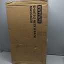 Shiatsu Massage Cushion for Neck and Back with Heat - 4D Kneading, Vibration for Relief Muscle Tension, Dual-Neck Design, Adjustable Intensity and Height for Office Chair, Home Use, Navy Blue