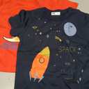 Toddler Boys Shirts Short-Sleeve Little Kids t Shirts Boys' Tops, Tees & Shirts Graphic TEE Age for 2-7 Years 2-Pack 110