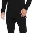 MERINNOVATION Merino Wool Base Layer Set for Men 100% Merino Wool Long Sleeve Thermal Underwear Lite - Midweight Top, Bottom XL
