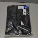 Karl Lagerfeld Dress Shirt Short Sleeve, Black, Size XL