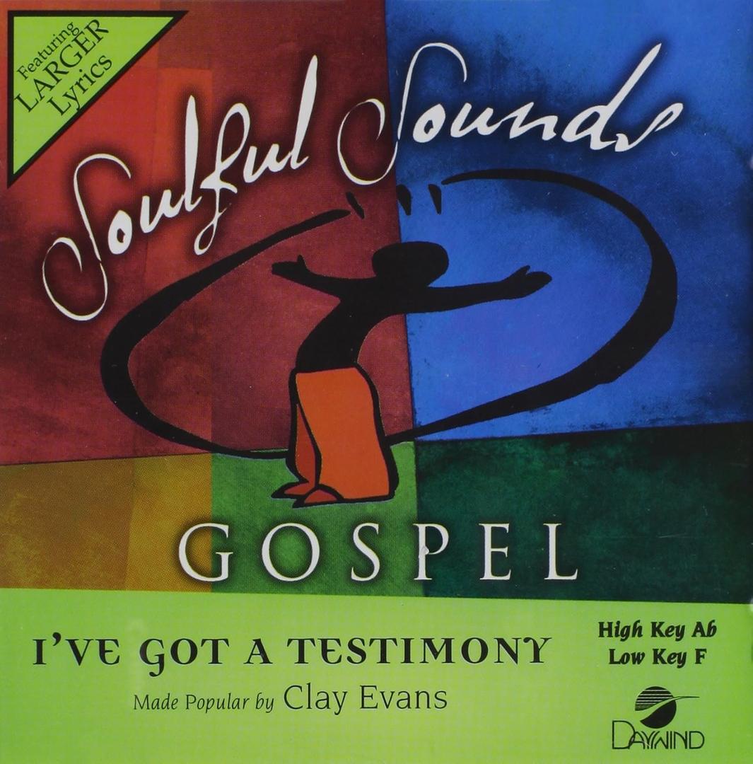 I've Got A Testimony Accompaniment/Performance Track, Audio CD
