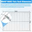 UPGRADE WB48T10063 Stove Oven Rack for GE Oven Rack Replacement 24 x 17in