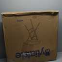 Cocktail Table 28in Folding Round High Top Indoor Outdoor with Removable Legs, Tall Bistro Foldable Bar Height Table for Parties, Patio, Backyard, Dining, Wedding, White- 2PCS