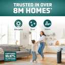 GermGuardian 4-In-1 HEPA Air Purifier for Home, Large Rooms Up To 743 Sq. Ft. with HEPA Air Filter, UV-C Light & Odor Reduction, AC4825E, 22" Tower, Gray