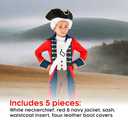 Morph - Revolutionary War Costume Kids - Colonial Costume Boys - British Red Coat Costume - Napoleon Costume Kids (7-9 Years)