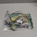 Brushed Gold Bathroom Faucet 3 Hole, VAPSINT 8 Inch Widespread Waterfall 3 Piece Bathroom Sink Faucet, 2 Handle 360 Swivel Spout Vanity Faucets with Pop Up Drain & Supply Hoses, VAP-BY002